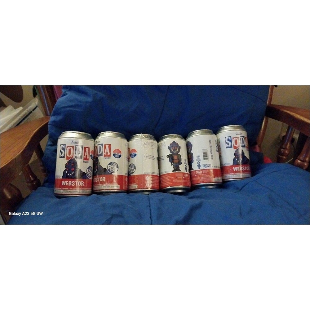 Funko Soda Webstor – Factory Sealed Case of 6 – Limited 5,000 – Guaranteed Chase